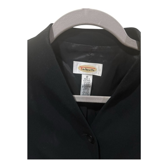 Talbots Black Blazer Size 10 | Classic Career Jacket - Picture 7 of 7